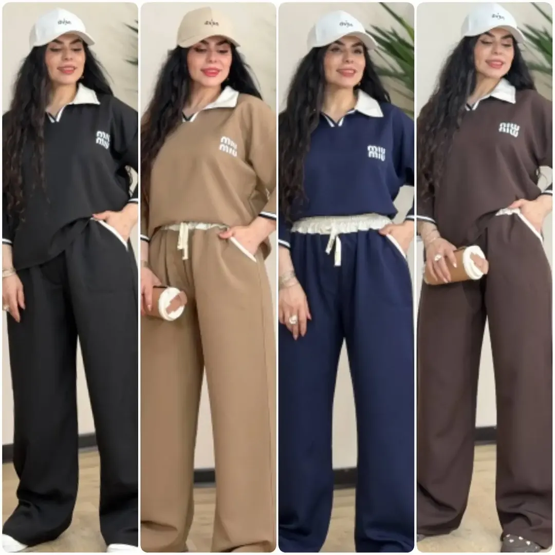 ست پلوشرت و شلوار اورجینال مازراتی با کیفیت Miu Miu