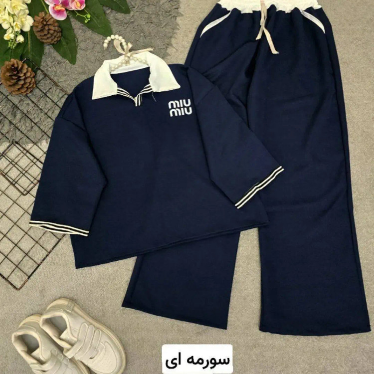 ست پلوشرت و شلوار اورجینال مازراتی با کیفیت Miu Miu