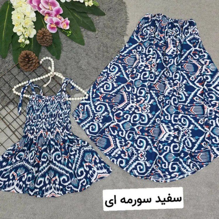 تاپ و دامن نخی