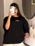 تیشرت باکسی تیشرت لانگ تیشرت بیرون پوش مدل vibes