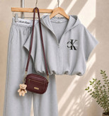 وست شلوار کلوین کلین جنس ملانژ کلاسیک