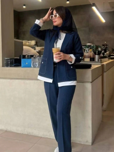 ست کت شلوار صبا کت شلوار دیپلمات