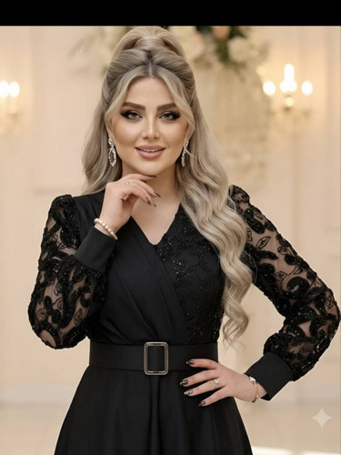 لباس شب لیلیوم لباس مجلسی بلند زنانه