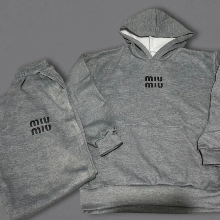 ست هودی و شلوار بگ miu