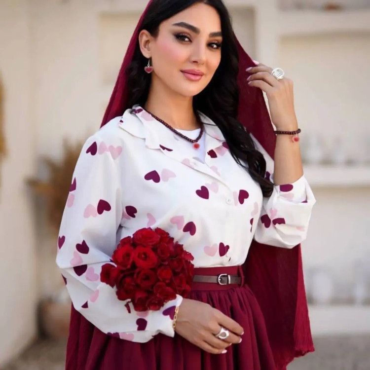 ست سه تیکه زنانه شومیز دامن